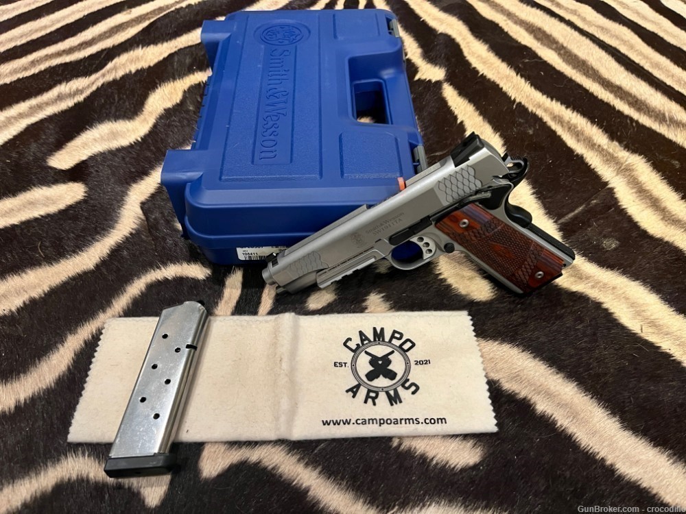Smith & Wesson 1911E 45 AP 5SS Bbl TAC NS- 108411- Campo Arms-img-0