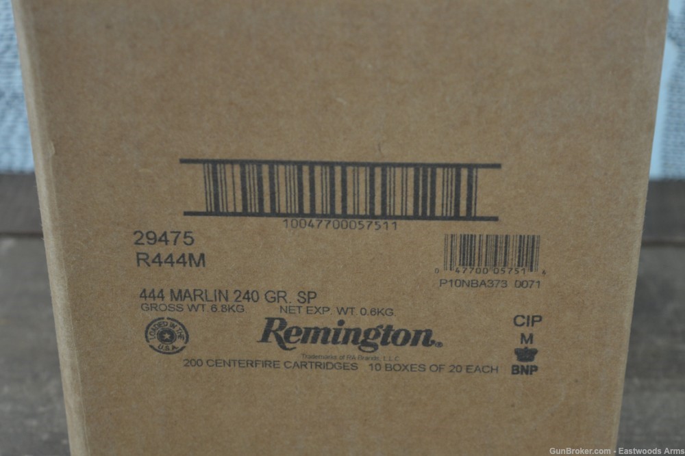 Remington .444 Marlin Core Lokt 400 Rds-img-0