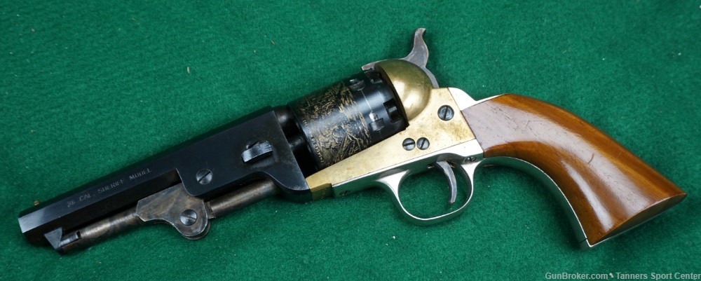 Euroarms Import Sheriff's Model Percussion Revolver No Reserve $.01 Start-img-0