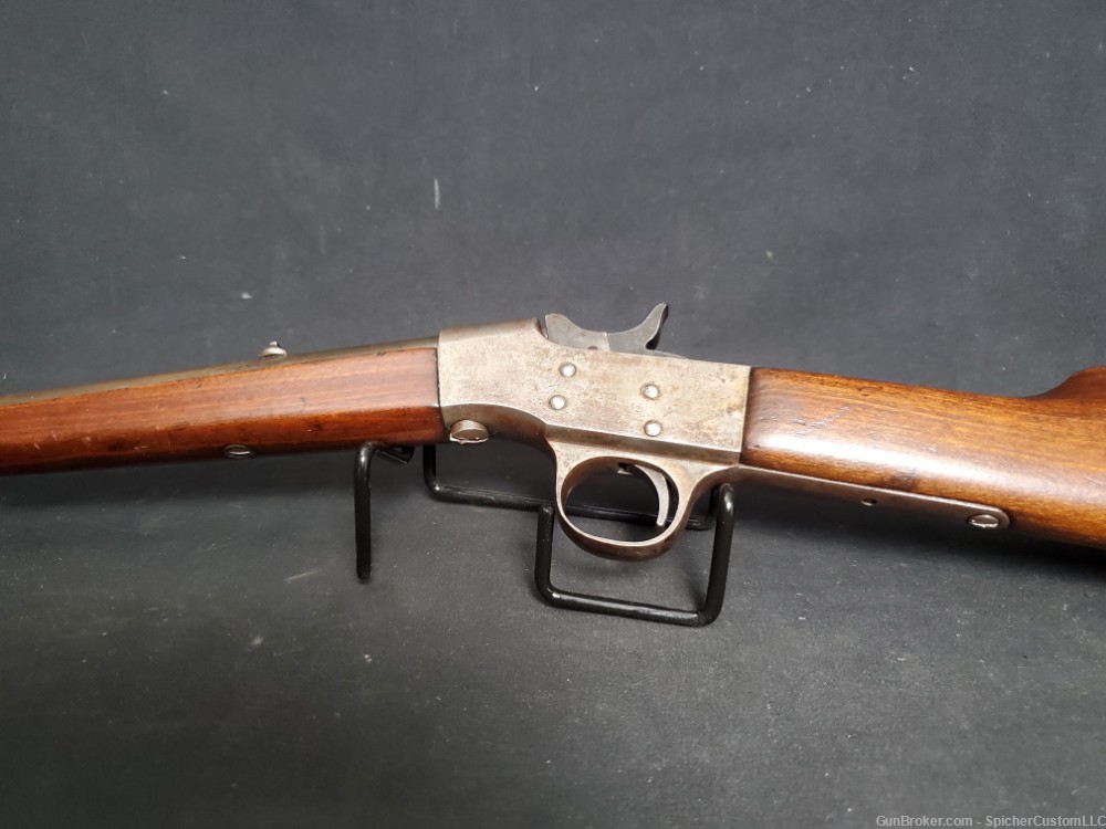 Hopkins & Allen Model 722 Single Shot .22 Cal Youth Rifle, Rolling Block-img-7