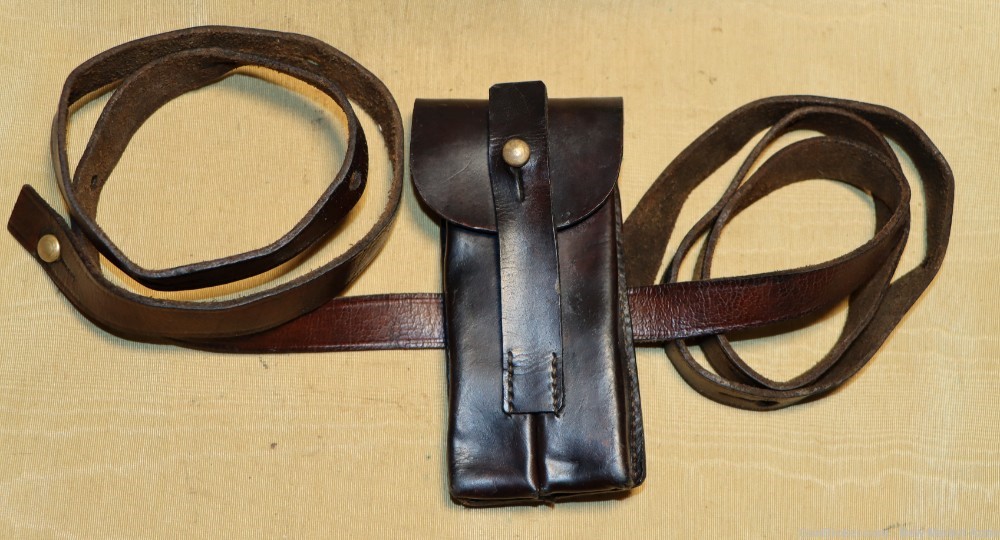 Rare WWI German Erfurt Artillery Luger c. 1914 w/ Holster & Ammo Pouch-img-167