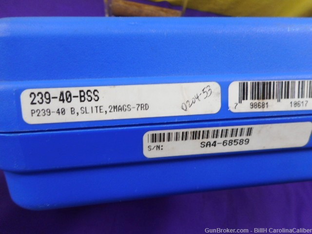 SIG SAUER model P 239 .40 s&w 3.6" BARREL w/BOX & 3 MAGS-img-3