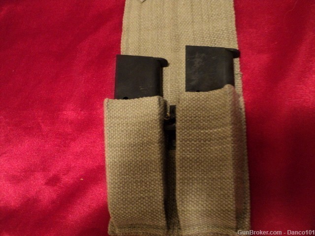 2 COLT 1911 GI TYPE MAGZINES WITH POUCH -img-2