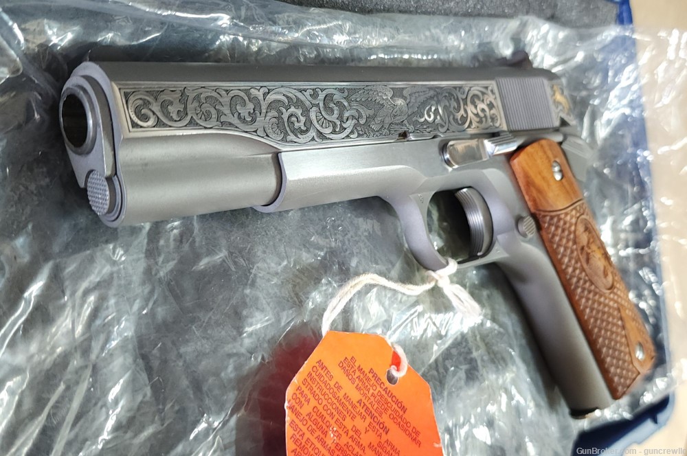 Colt TALO Gustav Ernst Engraved 1911 Stainless SS 45acp O1070A1LE Layaway-img-14