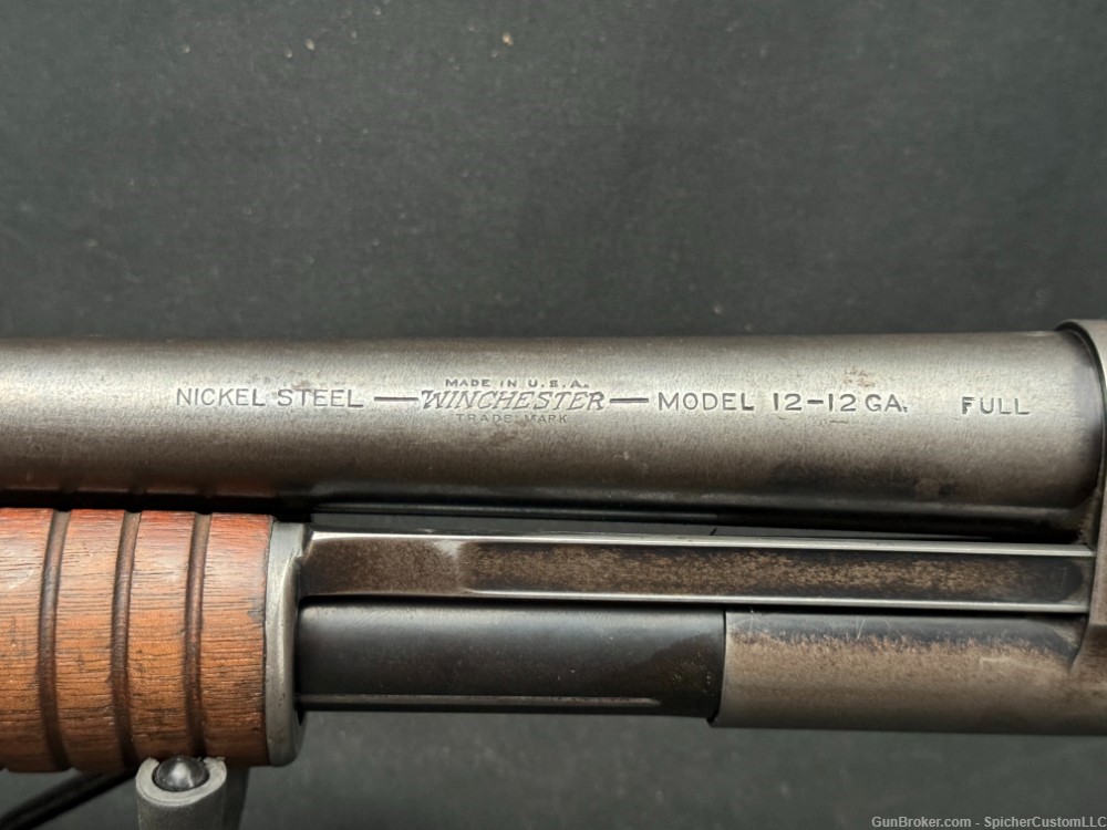 Winchester Model 12 M-12 Pump 12 Gauge - 30" BBL - MFD 1929-img-5