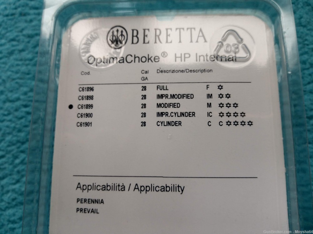 Beretta Choke Tube OptimaChoke HP Internal Modified 28 Ga C 61899-img-4