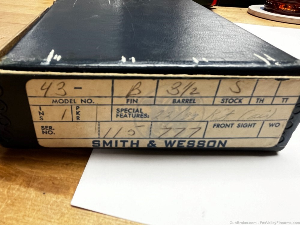 Smith and Wesson 43 w/ original box PRISTINE CONDITION $1299 NO RES-img-29