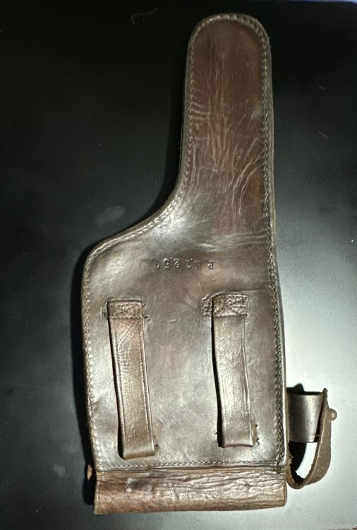 German WWI unit marked C96 Broomhandle rare holster -img-1