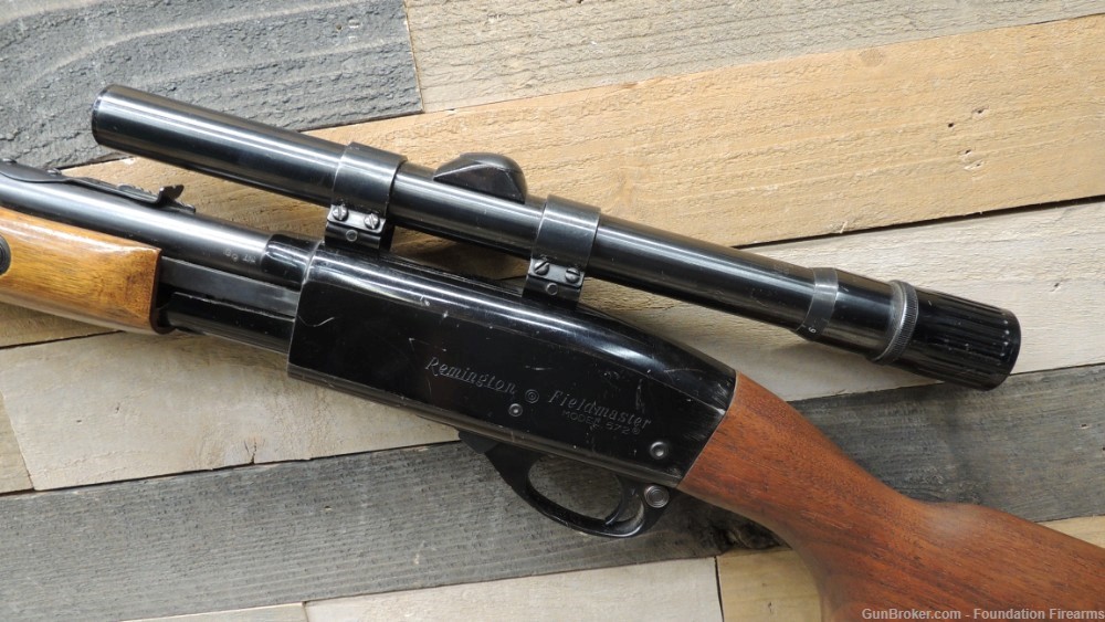 Remington Model 572 Fieldmaster 22 S/L/LR Pump Action Rifle-img-2