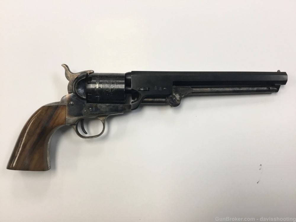 Pieta - 36 Cal Navy Model Black Powder Revolver - A+ Case Hardening-img-1