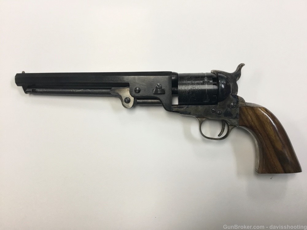 Pieta - 36 Cal Navy Model Black Powder Revolver - A+ Case Hardening-img-0