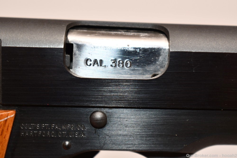 Colt Mustang 1st Edition Pistol 380 ACP W Presentation Case 1986 #442-img-6