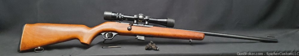Mossberg 340BD .22LR Bolt Action Rifle, Short/Long/LR with Bushnell 3-9x-img-0