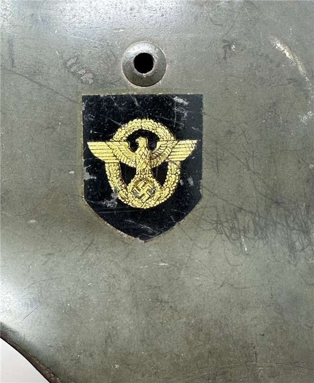 WW2 German M35 DD Police Helmet WWII NS66 ss uniform-img-13