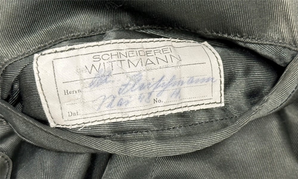 WW2 German Panzer OFFICER NAMED SET Uniform Visor tunic WWII trousers pants-img-16