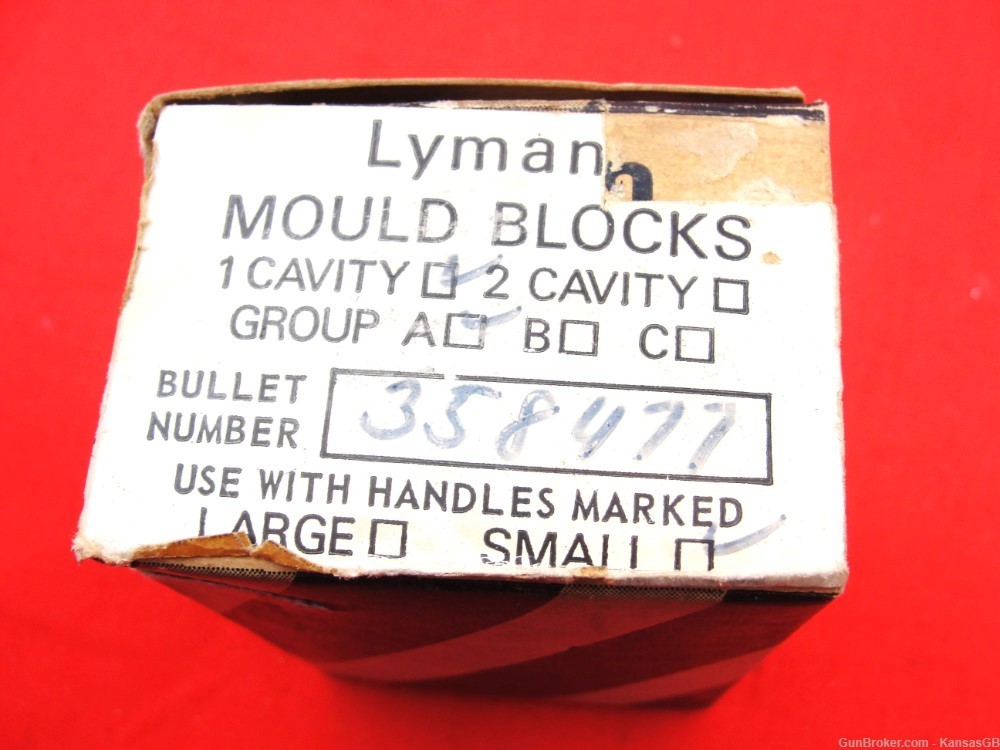 Lyman 358477 S.C. 150 gr SWC bullet mould blocks-img-7