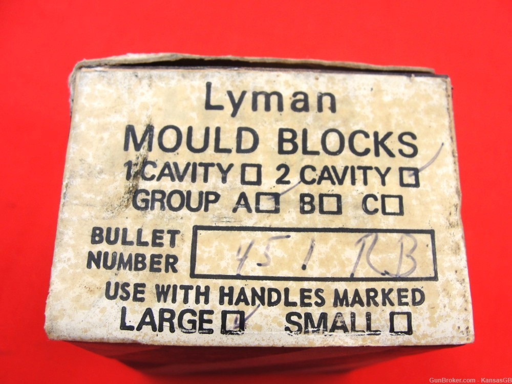 Lyman 451RB DC bullet mould blocks-img-2