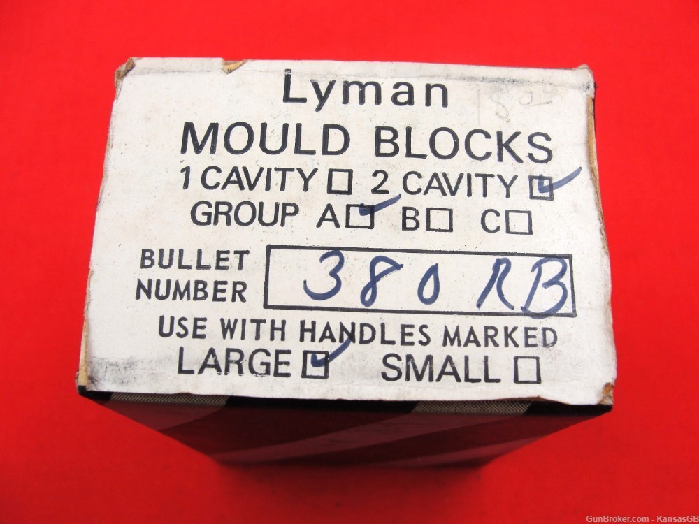 Lyman 380RB DC bullet mould blocks-img-2