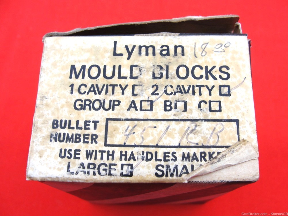 Lyman 451RB DC bullet mould blocks-img-3