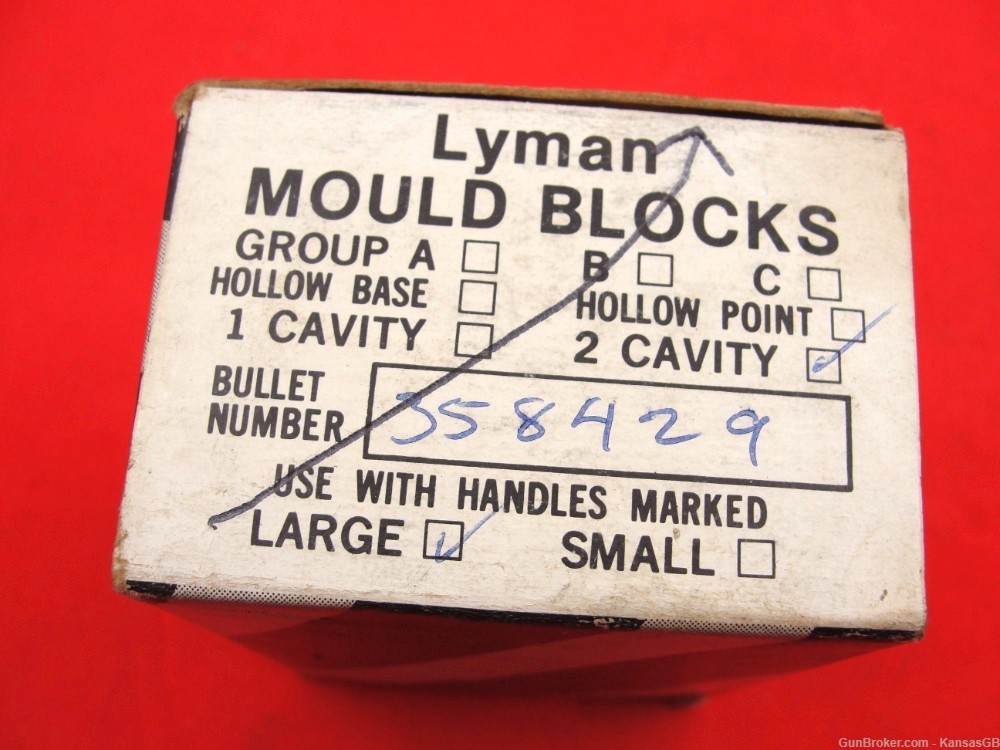 Lyman 350 SC RB bullet mould blocks-img-6