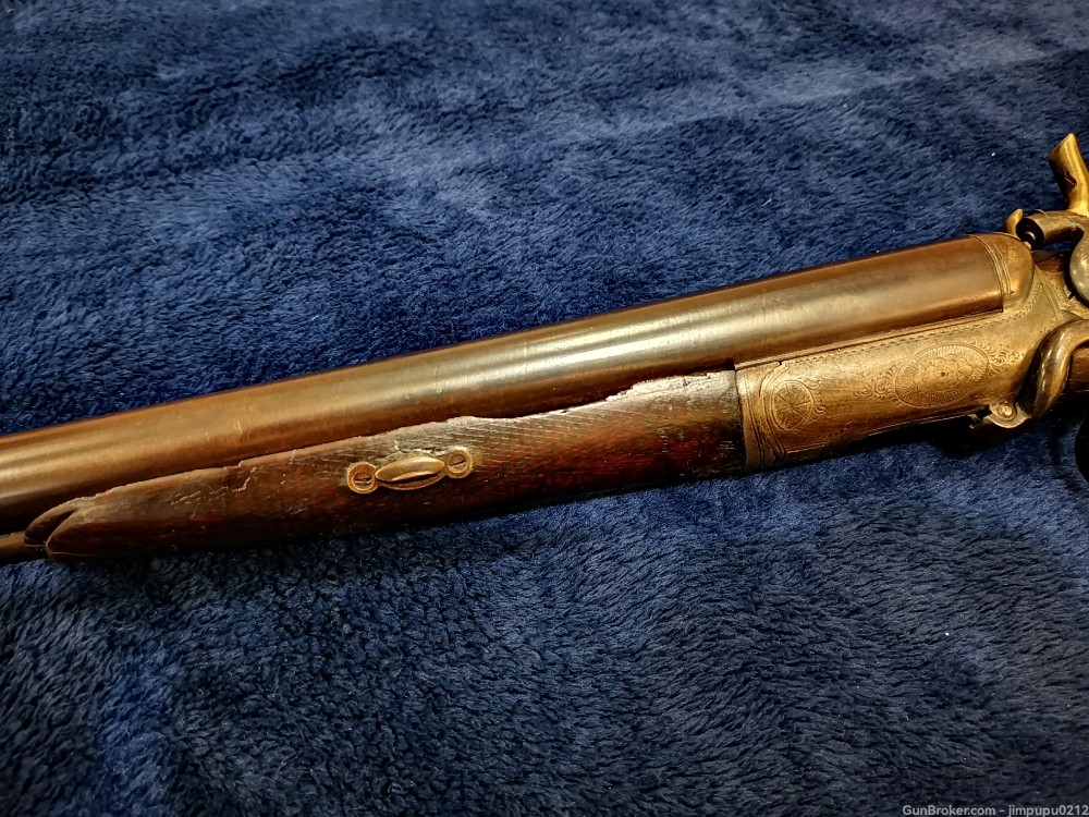 W. M. Moore and Company SXS Shotgun 12 Gauge - Special Long horn hammers-img-4