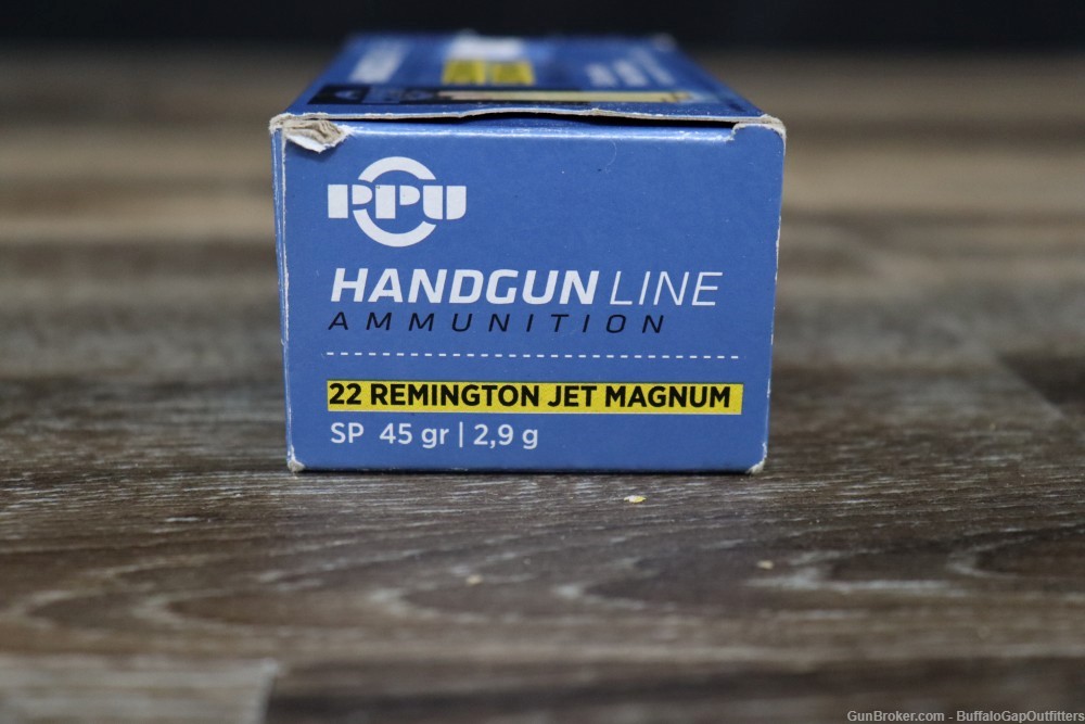 PPU Handgun .22 Remington Jet Magnum Partial Box (46 rds)-img-2