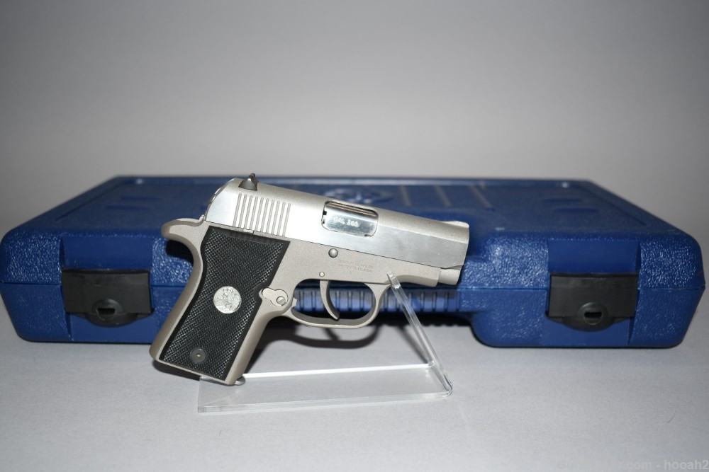 Colt Pony Pocketlite Semi Auto Pistol 380 ACP W Case 2000-img-0
