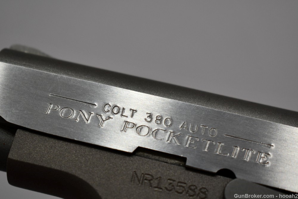 Colt Pony Pocketlite Semi Auto Pistol 380 ACP W Case 2000-img-28