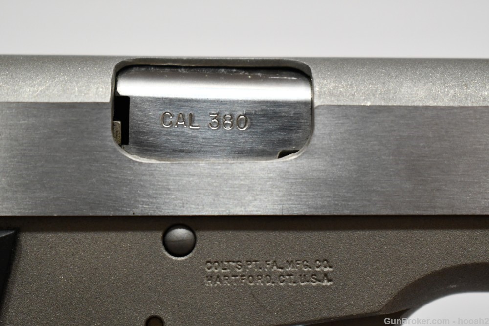Colt Pony Pocketlite Semi Auto Pistol 380 ACP W Case 2000-img-6