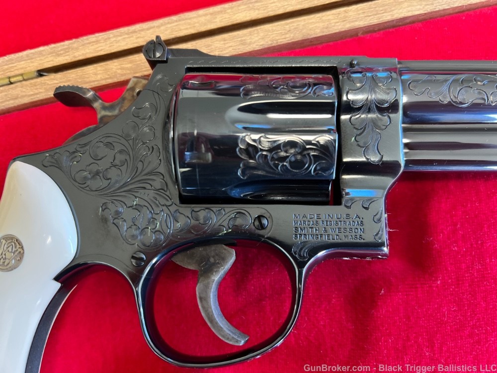 Smith and Wesson 29-2 blued engraved PRE LOCK 44 mag No/Reserve-img-8