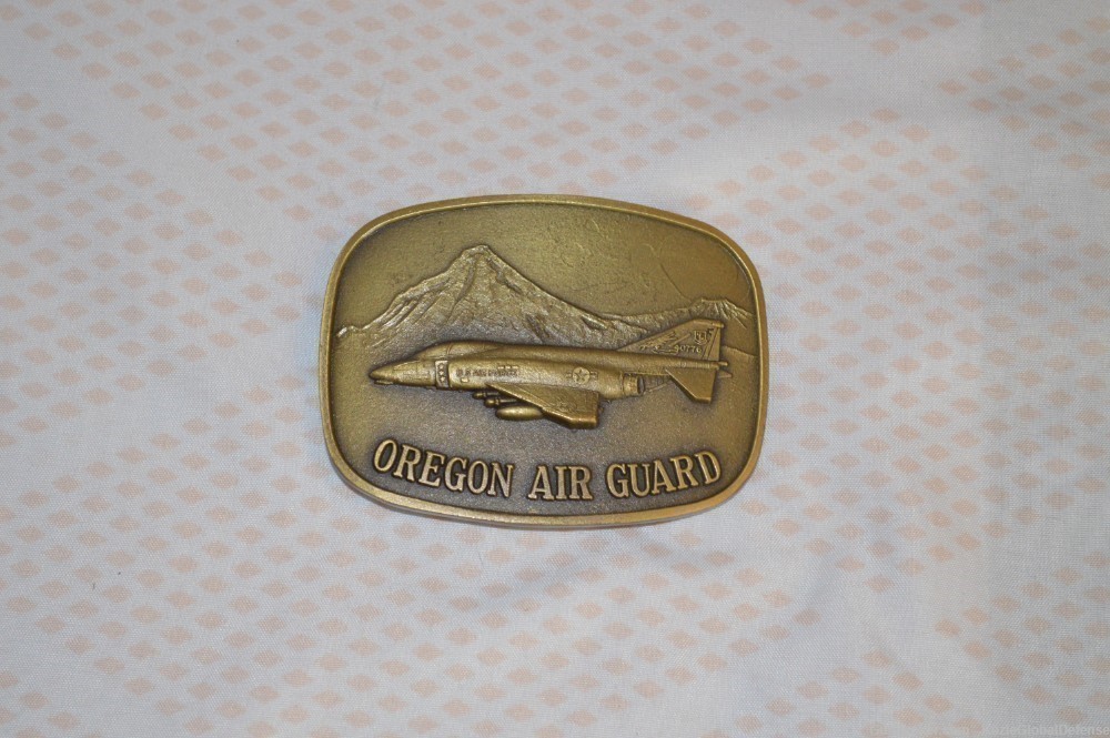 F4 Phantom Oregon Air Guard belt buckle-img-0