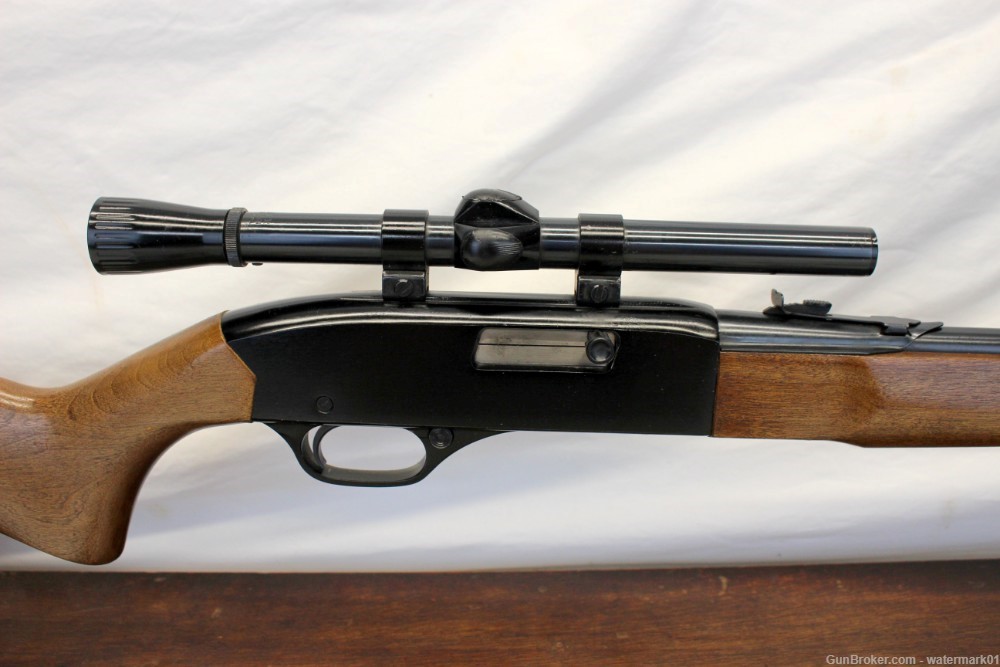 Winchester Model 190 Semi Auto 22LR Rifle, Weaver 4x Scope Blued-img-1