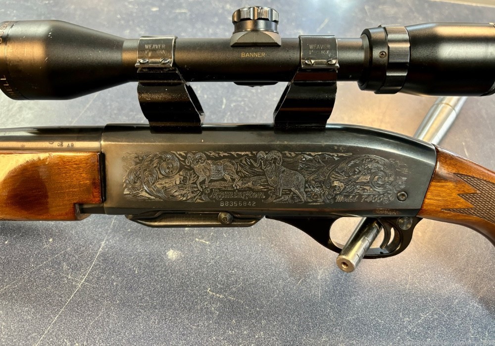 Rare Remington 7400 Enhanced Engraved 270 Win. semi Auto Rifle Born 1997-img-2