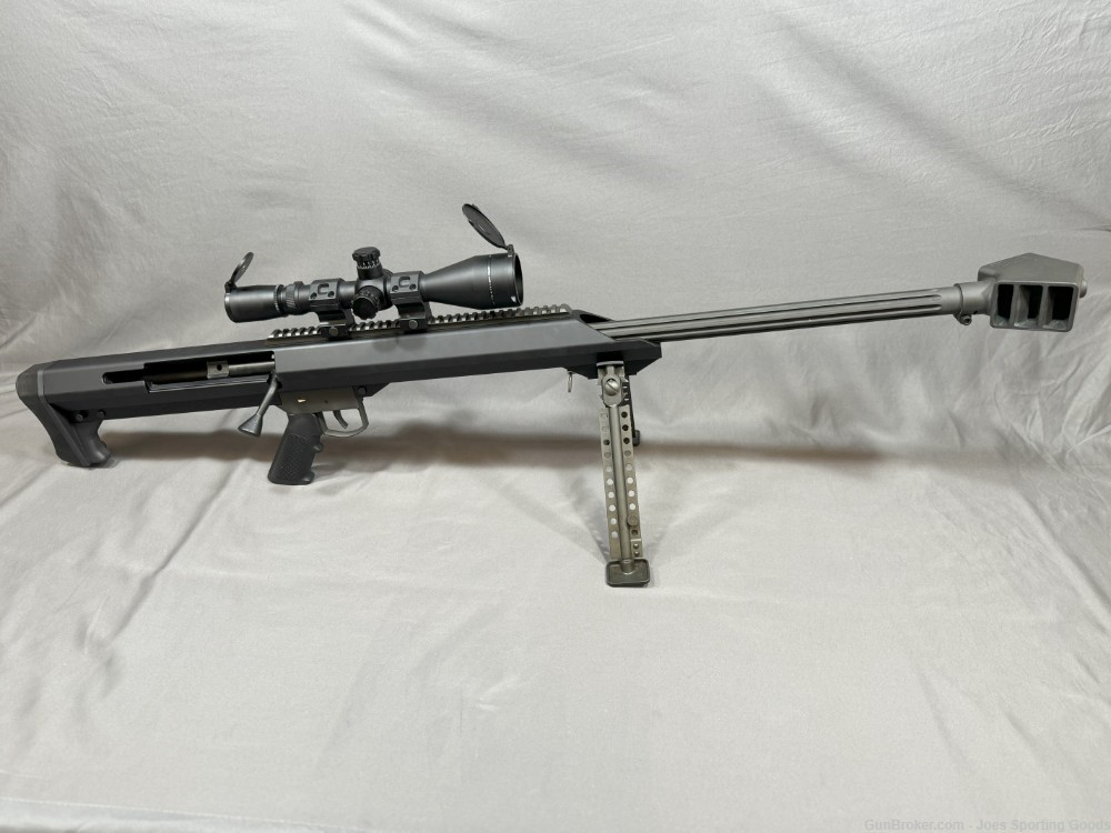 Barrett Model 99 - .50 BMG & Leupold Mark 4 4.5-14x50, Pelican 1750 Case-img-0