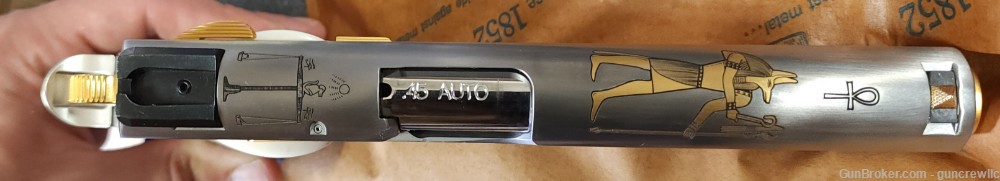 Smith & Wesson SK Customs Anubis Stainless SS S&W 1911 SW1911 5" Layaway-img-16