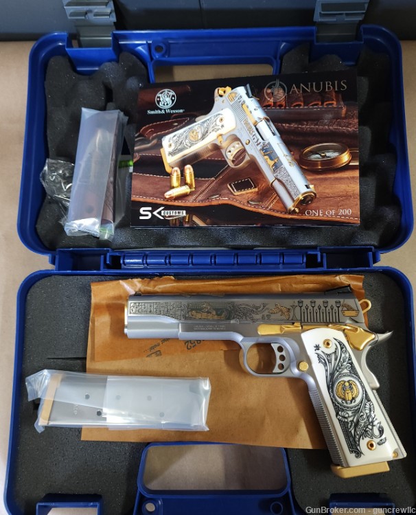 Smith & Wesson SK Customs Anubis Stainless SS S&W 1911 SW1911 5" Layaway-img-4