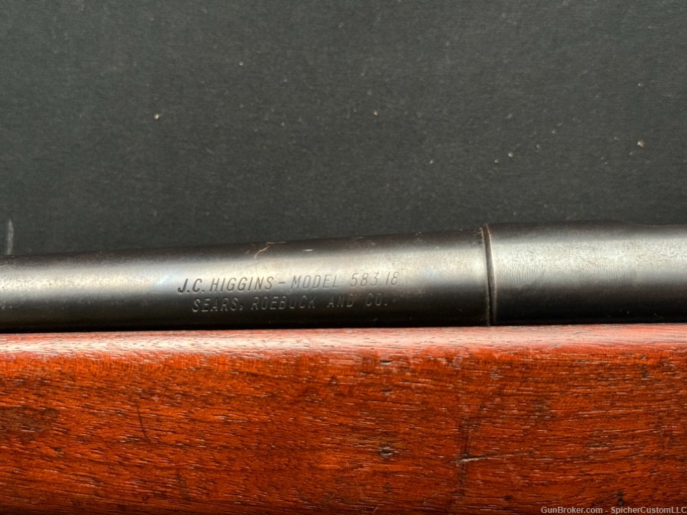JC Higgins Model 583.18 Bolt Action 16 Gauge Tube Fed Shotgun - 16" BBL-img-5