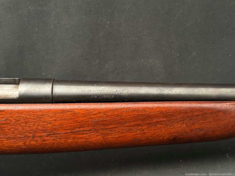 JC Higgins Model 583.18 Bolt Action 16 Gauge Tube Fed Shotgun - 16" BBL-img-12
