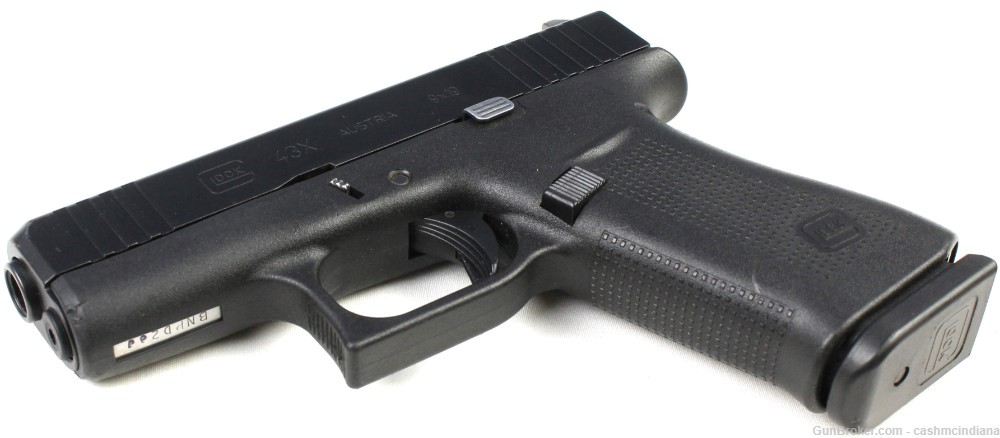 Glock G43X 9mm Sub-Compact Semi Auto Pistol-Black | PX4350201 -img-7