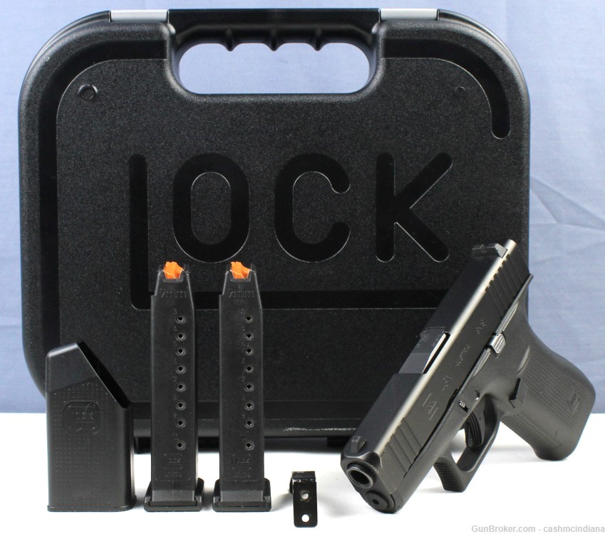 Glock G43X 9mm Sub-Compact Semi Auto Pistol-Black | PX4350201 -img-0