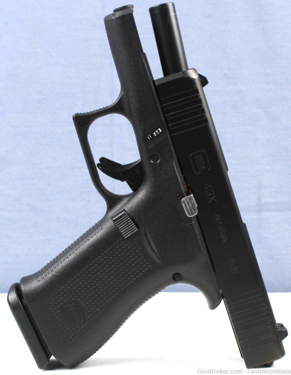 Glock G43X 9mm Sub-Compact Semi Auto Pistol-Black | PX4350201 -img-5