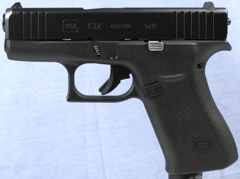 Glock G43X 9mm Sub-Compact Semi Auto Pistol-Black | PX4350201 -img-3