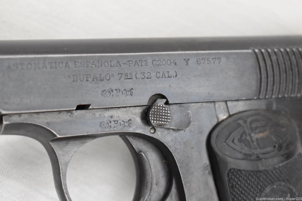 Spanish BUFALO .32 ACP pocket pistol C&R OK -img-11