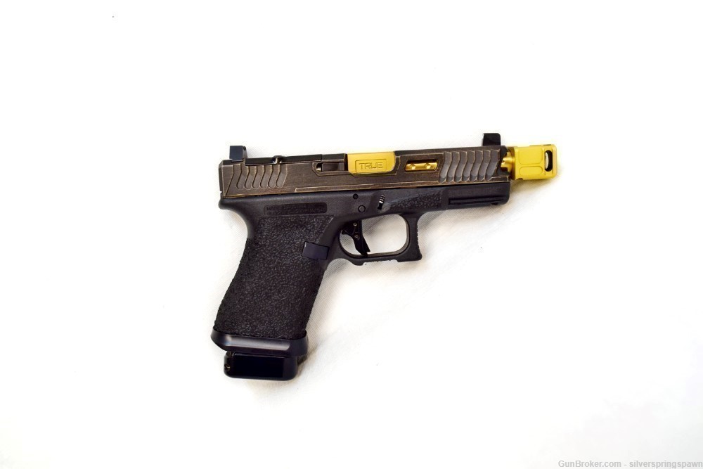 Glock 19 Custom Built True Precision Gold Threaded Barrel 202300817-img-0