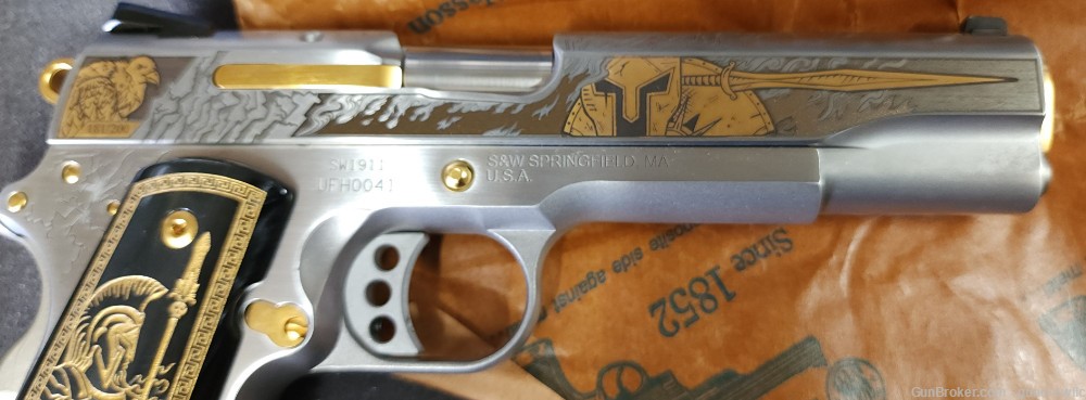 Smith & Wesson SK Customs Ares Engraved 45ACP 1911 Stainless 1/200 Layaway-img-18