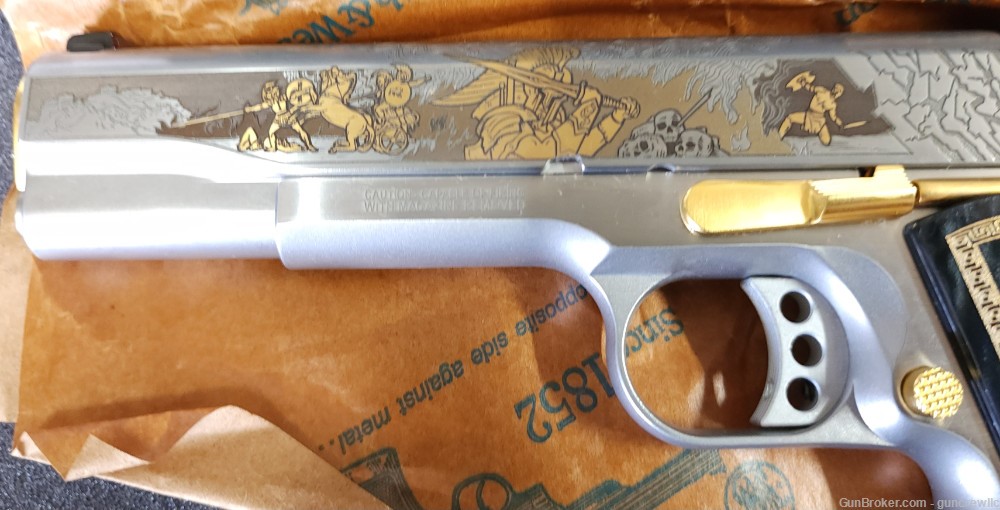 Smith & Wesson SK Customs Ares Engraved 45ACP 1911 Stainless 1/200 Layaway-img-12
