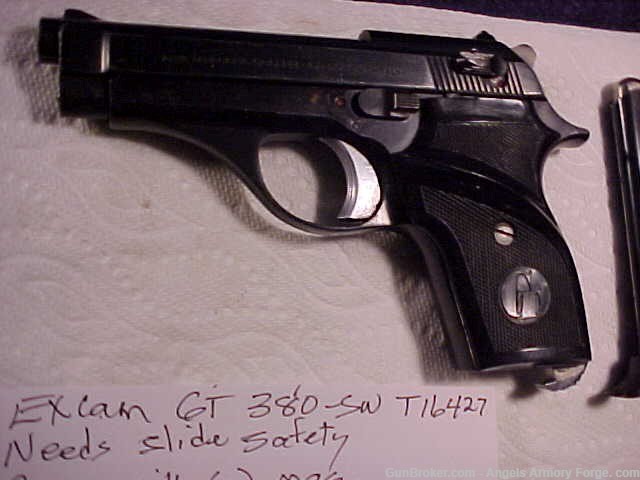 Bk#235 - Excam GT380 Semi Auto Pistol-img-0