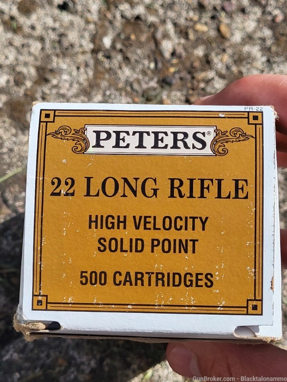 Beyond rare full 500 round 22 LR brick of peters high volcity -img-1