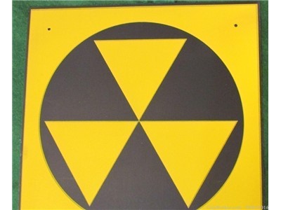 Original Cold War Fallout shelter sign