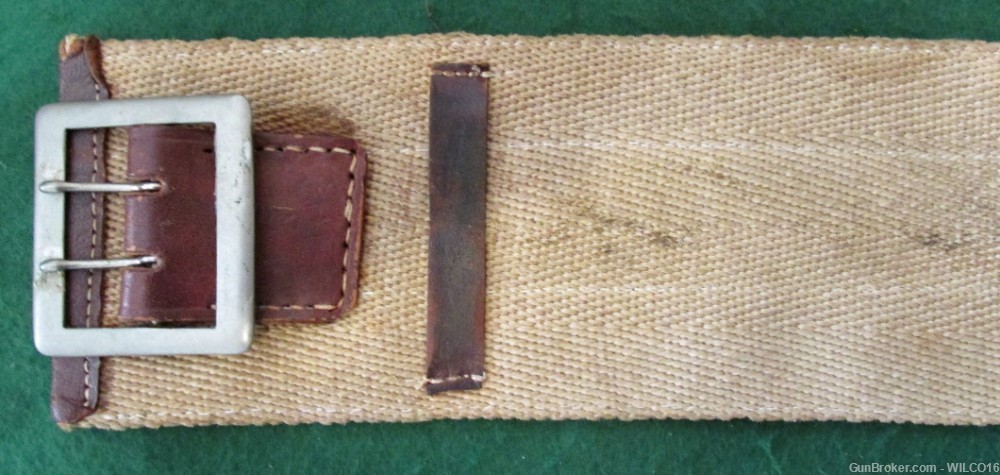 Original WWII Japanese Officers sword belt.-img-0